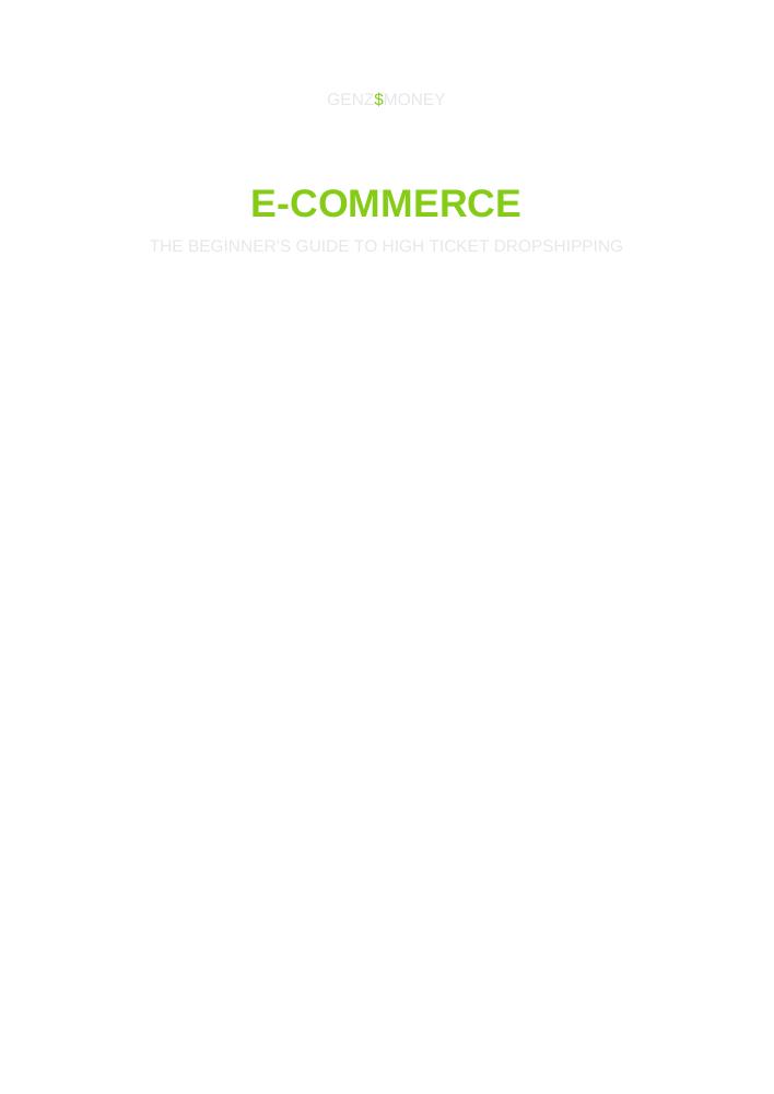 Master of E-commerce PDF cover